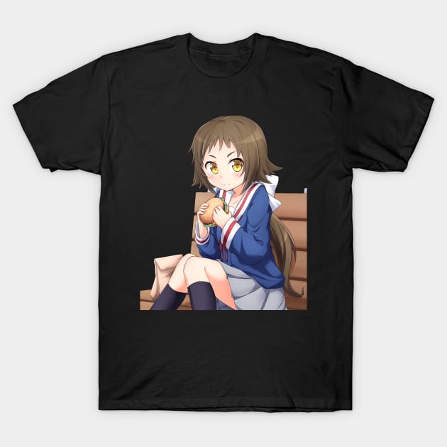 Mashiro eating a Borg T-Shirt by KokoroPopShop